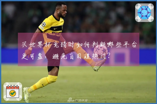 买世界杯竞猜时如何判断哪些平台更可靠，避免盲目追热门？